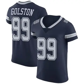 Nike Chauncey Golston Men's Elite Dallas Cowboys Navy Team Color Vapor Untouchable Jersey