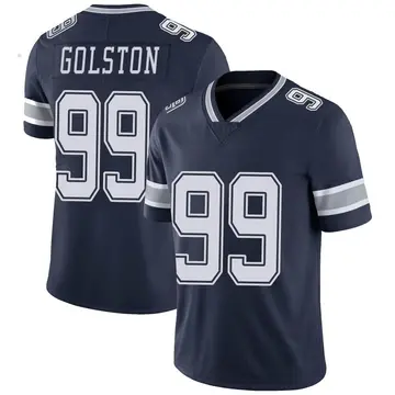 Nike Chauncey Golston Men's Limited Dallas Cowboys Navy Team Color Vapor Untouchable Jersey