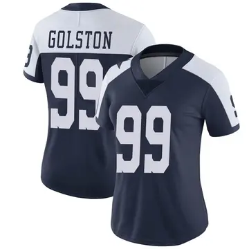 Nike Chauncey Golston Women's Limited Dallas Cowboys Navy Alternate Vapor Untouchable Jersey