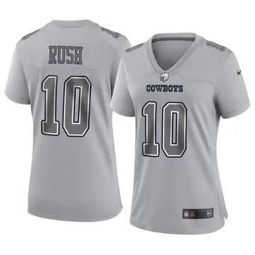 Nike Cooper Rush Women's Game Dallas Cowboys Gray Atmosphere Fashion Jersey
