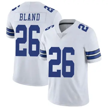 Nike DaRon Bland Youth Limited Dallas Cowboys White Vapor Untouchable Jersey