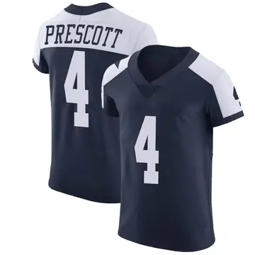 Nike Dak Prescott Men's Elite Dallas Cowboys Navy Alternate Vapor Untouchable Jersey