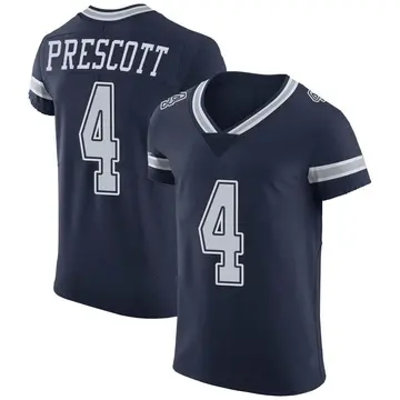 Nike Dak Prescott Men's Elite Dallas Cowboys Navy Team Color Vapor Untouchable Jersey