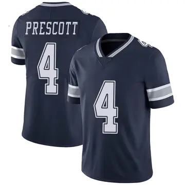 Nike Dak Prescott Men's Limited Dallas Cowboys Navy Team Color Vapor Untouchable Jersey