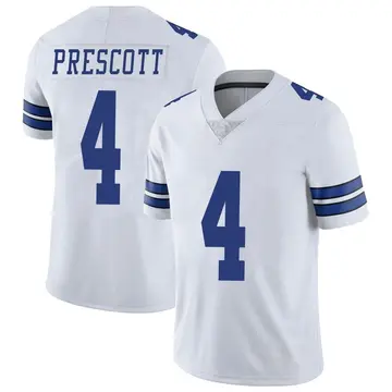 Nike Dak Prescott Men's Limited Dallas Cowboys White Vapor Untouchable Jersey