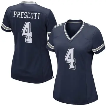 Nike Dak Prescott Women's Game Dallas Cowboys Navy Team Color Jersey
