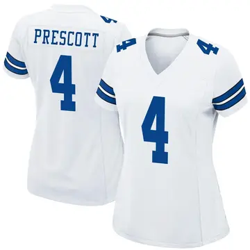 Nike Dak Prescott Women's Game Dallas Cowboys White Jersey