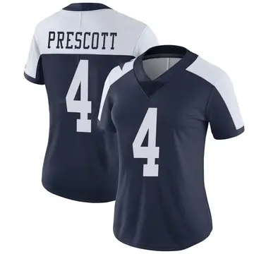 Nike Dak Prescott Women's Limited Dallas Cowboys Navy Alternate Vapor Untouchable Jersey