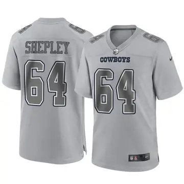 Nike Dakoda Shepley Men's Game Dallas Cowboys Gray Atmosphere Fashion Jersey