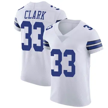 Nike Damone Clark Men's Elite Dallas Cowboys White Vapor Untouchable Jersey