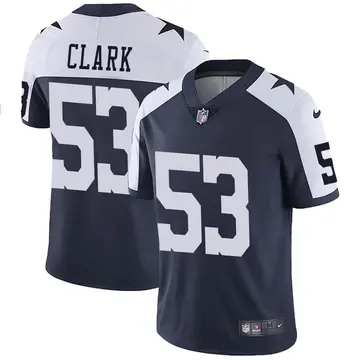 Nike Damone Clark Men's Limited Dallas Cowboys Navy Alternate Vapor Untouchable Jersey