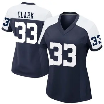 Nike Damone Clark Women's Game Dallas Cowboys Navy Alternate Jersey