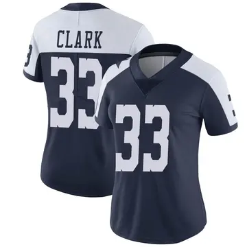 Nike Damone Clark Women's Limited Dallas Cowboys Navy Alternate Vapor Untouchable Jersey
