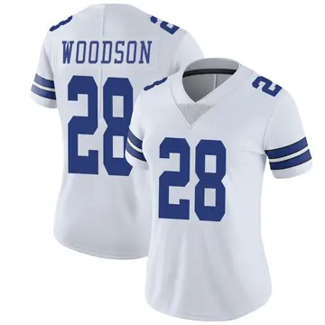 Nike Darren Woodson Women's Limited Dallas Cowboys White Vapor Untouchable Jersey