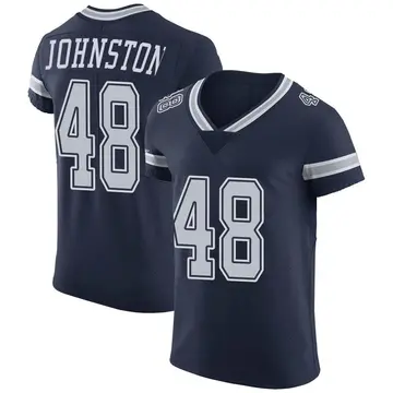 Nike Daryl Johnston Men's Elite Dallas Cowboys Navy Team Color Vapor Untouchable Jersey