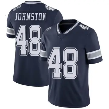 Nike Daryl Johnston Men's Limited Dallas Cowboys Navy Team Color Vapor Untouchable Jersey