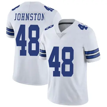 Nike Daryl Johnston Men's Limited Dallas Cowboys White Vapor Untouchable Jersey