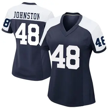 Nike Daryl Johnston Women's Game Dallas Cowboys Navy Alternate Jersey
