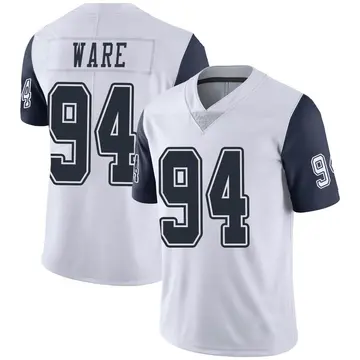 Nike DeMarcus Ware Men's Limited Dallas Cowboys White Color Rush Vapor Untouchable Jersey
