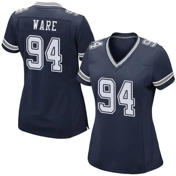 Nike DeMarcus Ware Women's Game Dallas Cowboys Navy Team Color Jersey