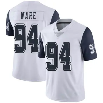 Nike DeMarcus Ware Youth Limited Dallas Cowboys White Color Rush Vapor Untouchable Jersey
