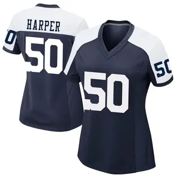 Nike Devin Harper Women's Game Dallas Cowboys Navy Alternate Jersey
