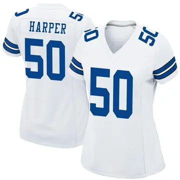 Nike Devin Harper Women's Game Dallas Cowboys White Jersey