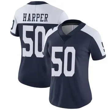 Nike Devin Harper Women's Limited Dallas Cowboys Navy Alternate Vapor Untouchable Jersey