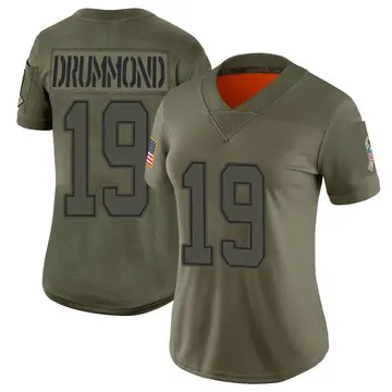 Nike Dontario Drummond Women's Limited Dallas Cowboys Camo 2019 Salute to Service Jersey