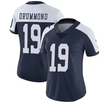 Nike Dontario Drummond Women's Limited Dallas Cowboys Navy Alternate Vapor Untouchable Jersey