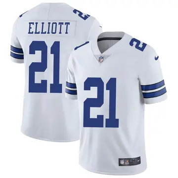 Nike Ezekiel Elliott Men's Limited Dallas Cowboys White Vapor Untouchable Jersey
