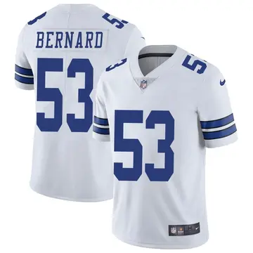 Nike Francis Bernard Men's Limited Dallas Cowboys White Vapor Untouchable Jersey