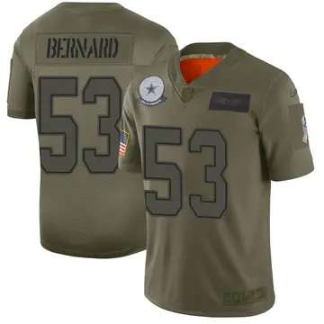 Nike Francis Bernard Youth Limited Dallas Cowboys Camo 2019 Salute to Service Jersey