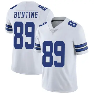 Nike Ian Bunting Men's Limited Dallas Cowboys White Vapor Untouchable Jersey