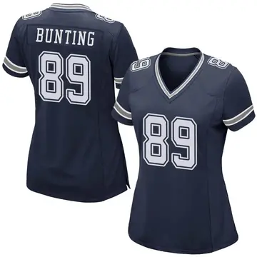 Nike Ian Bunting Women's Game Dallas Cowboys Navy Team Color Jersey