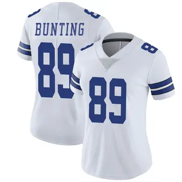 Nike Ian Bunting Women's Limited Dallas Cowboys White Vapor Untouchable Jersey