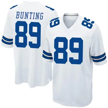 Nike Ian Bunting Youth Game Dallas Cowboys White Jersey