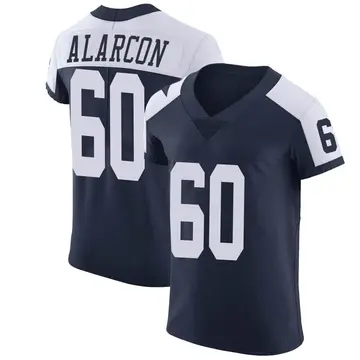 Nike Isaac Alarcon Men's Elite Dallas Cowboys Navy Alternate Vapor Untouchable Jersey