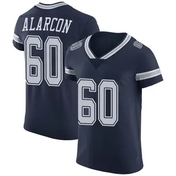 Nike Isaac Alarcon Men's Elite Dallas Cowboys Navy Team Color Vapor Untouchable Jersey