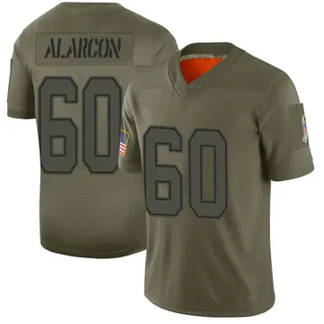 Nike Isaac Alarcon Men's Limited Dallas Cowboys Camo 2019 Salute to Service Jersey