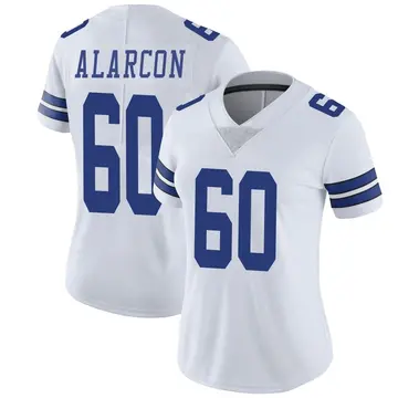 Nike Isaac Alarcon Women's Limited Dallas Cowboys White Vapor Untouchable Jersey