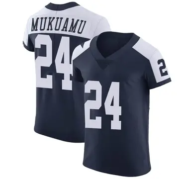 Nike Israel Mukuamu Men's Elite Dallas Cowboys Navy Alternate Vapor Untouchable Jersey