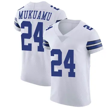 Nike Israel Mukuamu Men's Elite Dallas Cowboys White Vapor Untouchable Jersey