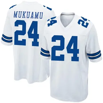 Nike Israel Mukuamu Men's Game Dallas Cowboys White Jersey