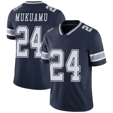 Nike Israel Mukuamu Men's Limited Dallas Cowboys Navy Team Color Vapor Untouchable Jersey