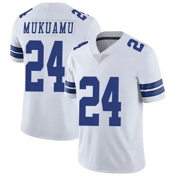 Nike Israel Mukuamu Men's Limited Dallas Cowboys White Vapor Untouchable Jersey
