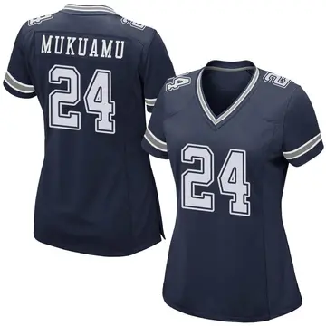 Nike Israel Mukuamu Women's Game Dallas Cowboys Navy Team Color Jersey