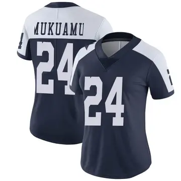 Nike Israel Mukuamu Women's Limited Dallas Cowboys Navy Alternate Vapor Untouchable Jersey