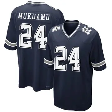 Nike Israel Mukuamu Youth Game Dallas Cowboys Navy Team Color Jersey