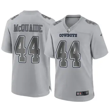 Nike Jake McQuaide Men's Game Dallas Cowboys Gray Atmosphere Fashion Jersey